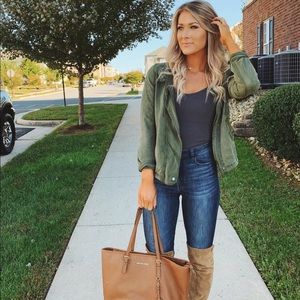 Lightweight green jacket!